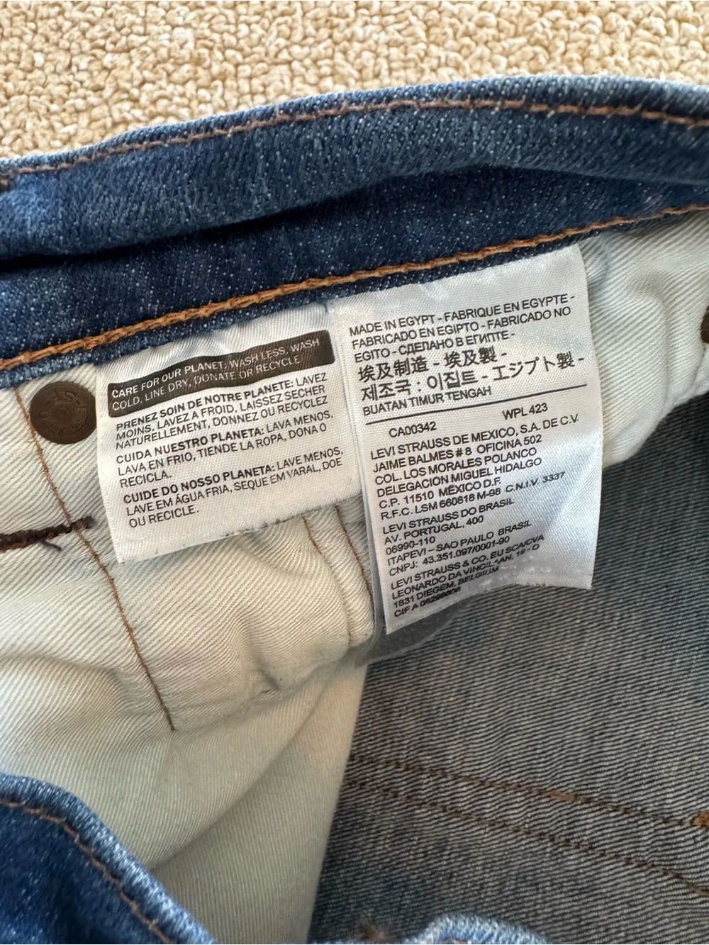 Levi’s 511 Men’s Slim Fit Jeans 32x30 Medium Wash Blue Denim